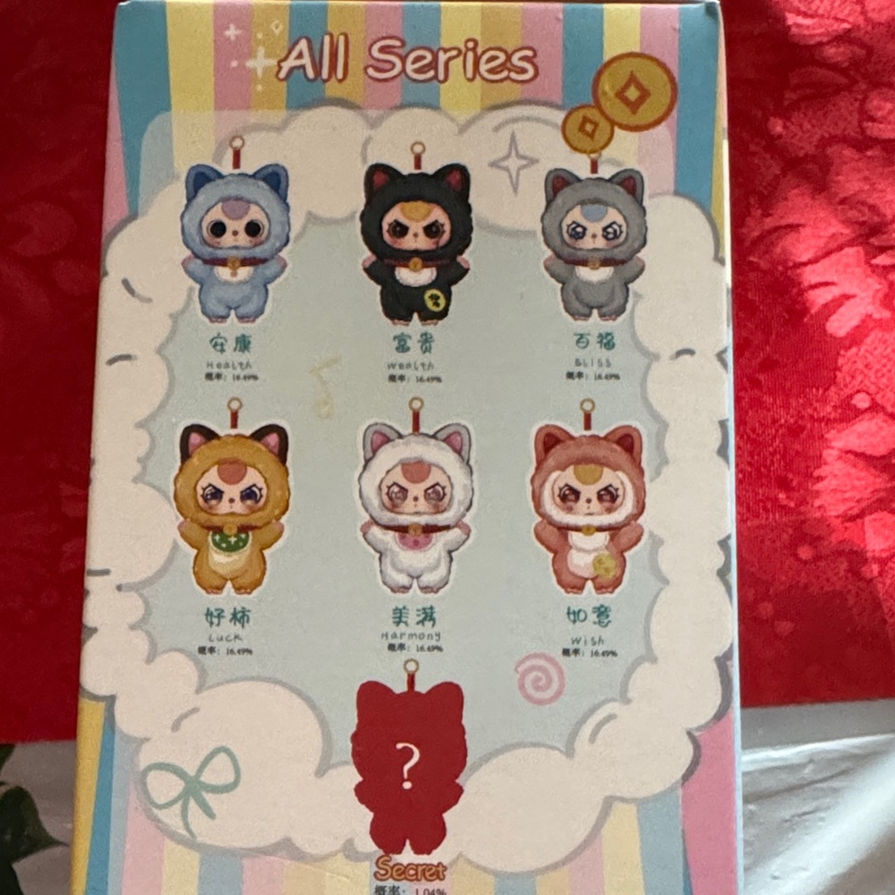 NEW - Unopened Baby Three Billionaire Cat Plush - surprise box